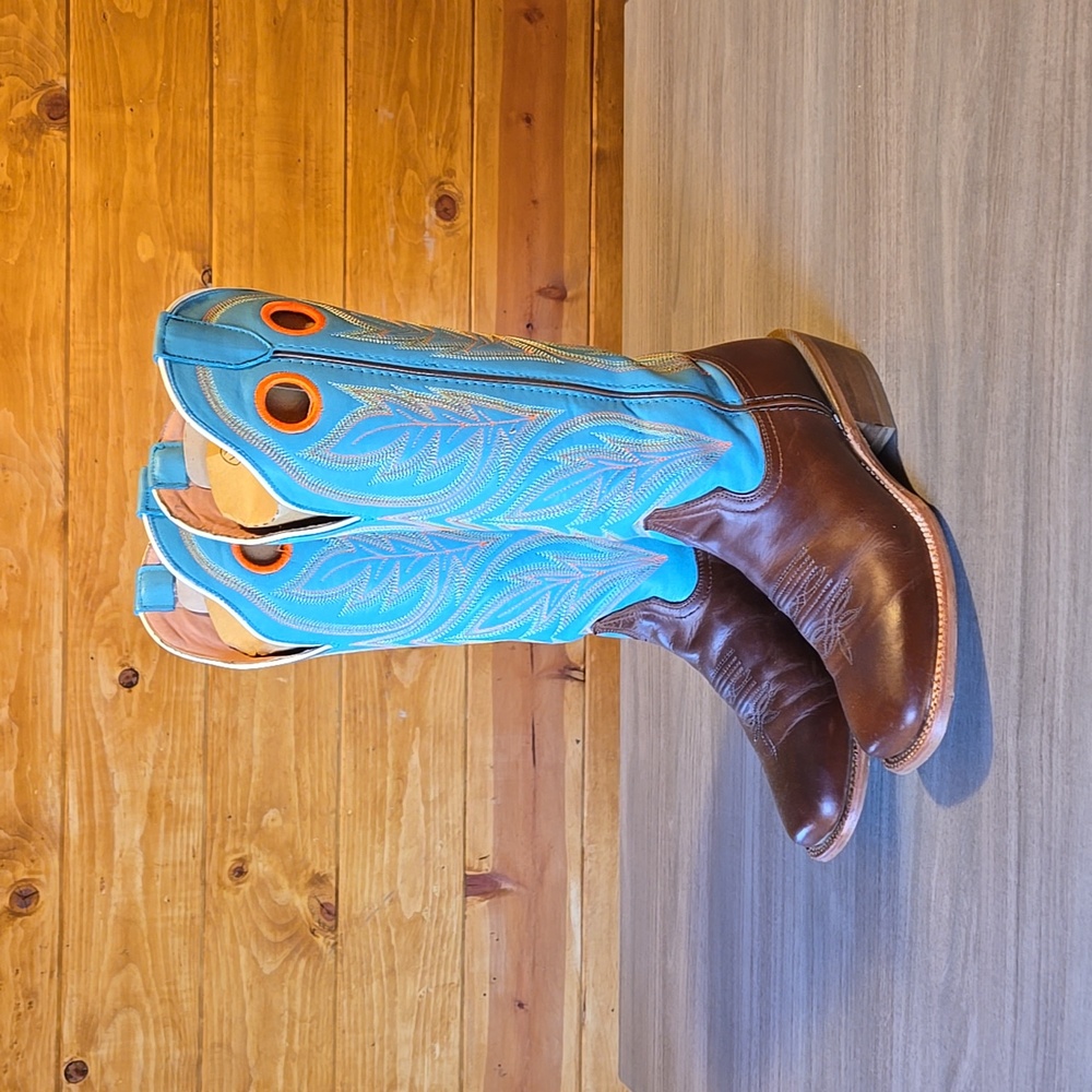 Tony Lama Buckaroo Boots - Blue